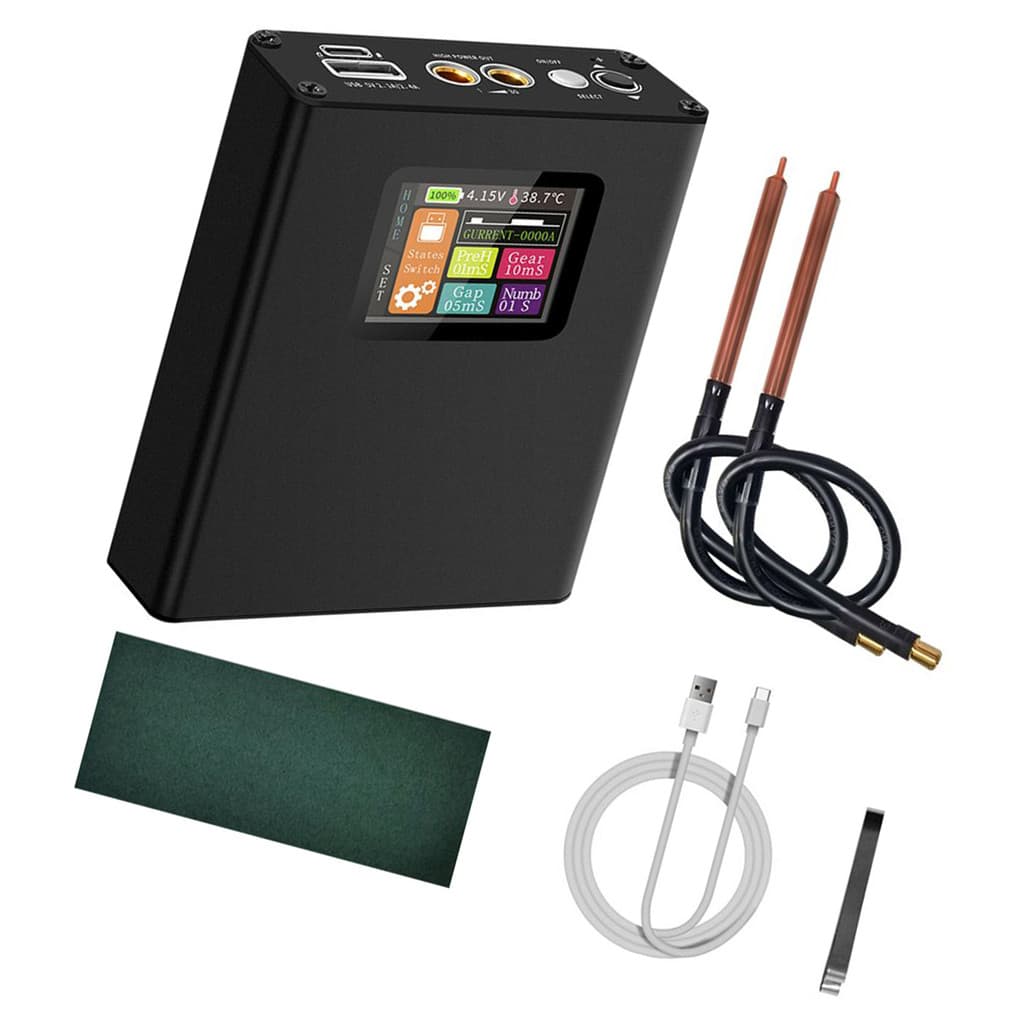 Máquina De Solda A Ponto Digital Mmhmbr Dispositivo De Bateria De Lítio Com Função Pal De Carregamento Kit Completo DIY