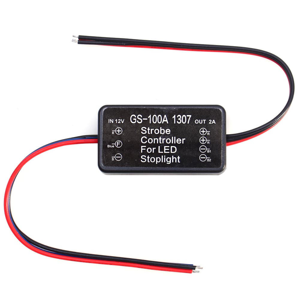 Mmhmbr Pisca-De Luz De Parada , Controlador Estroboscópico De Flash De Peso Anti Interferência Tamanho Pequeno Compacto