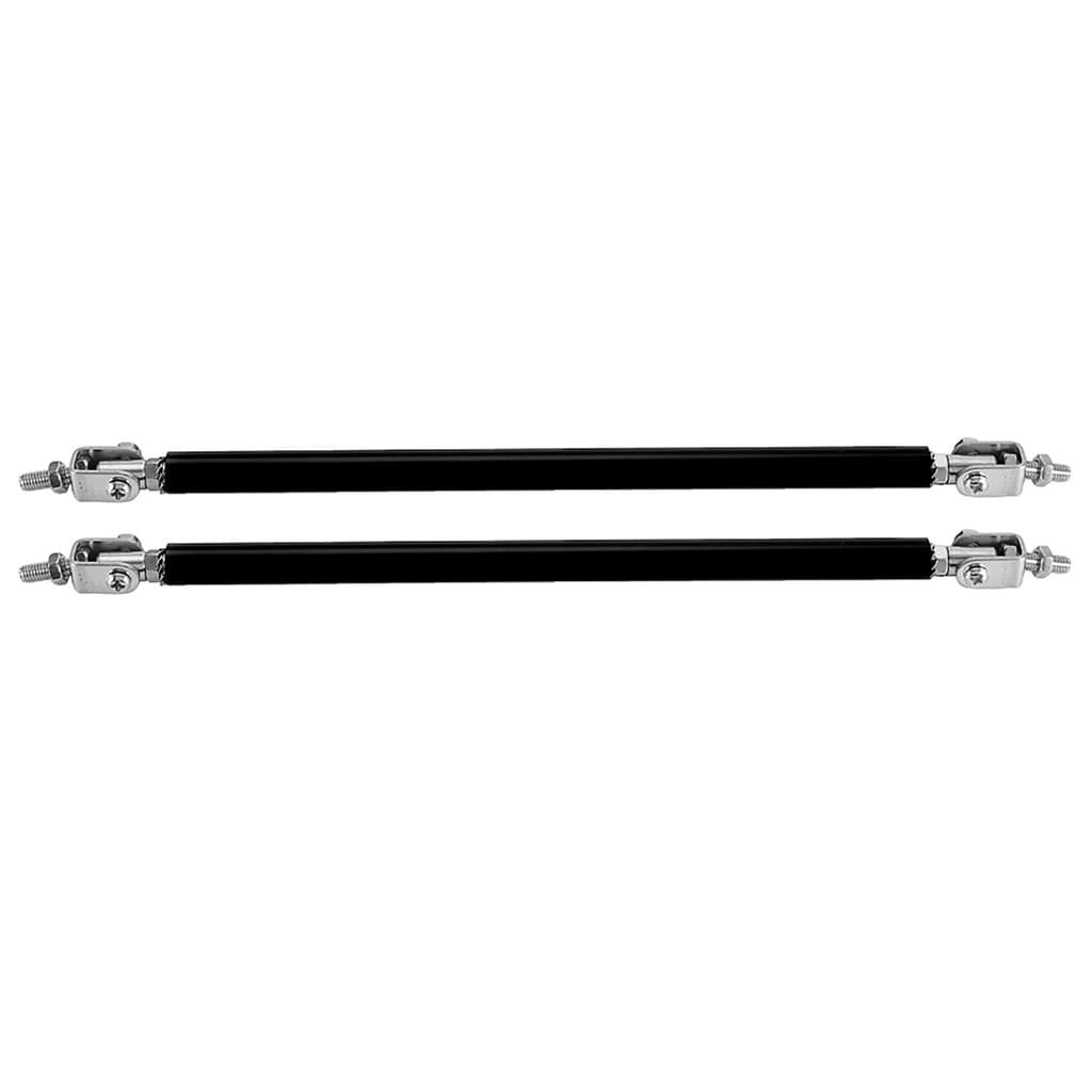 Mmhmbr 1 Par De Haste De Modificação Do Suporte Da Barra De Para-Choque Dianteiro Carro De 20 Cm (Preta)