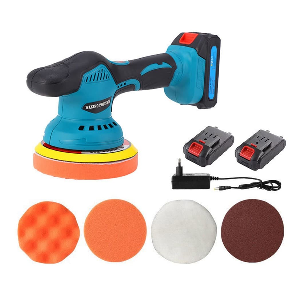 Kits De Amortecedores E Polidores De Carro Sem Fio Mmhmbr Ajuste De 8 Velocidades Com Baterias 2x21V 2800-6000R/min Para