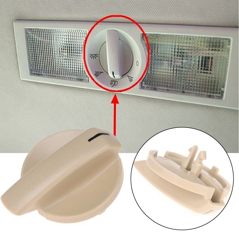 Interruptor De Luz De Leitura Do Teto Traseiro Carro Skoda , Bege A Cinza , 6Q0947291A
