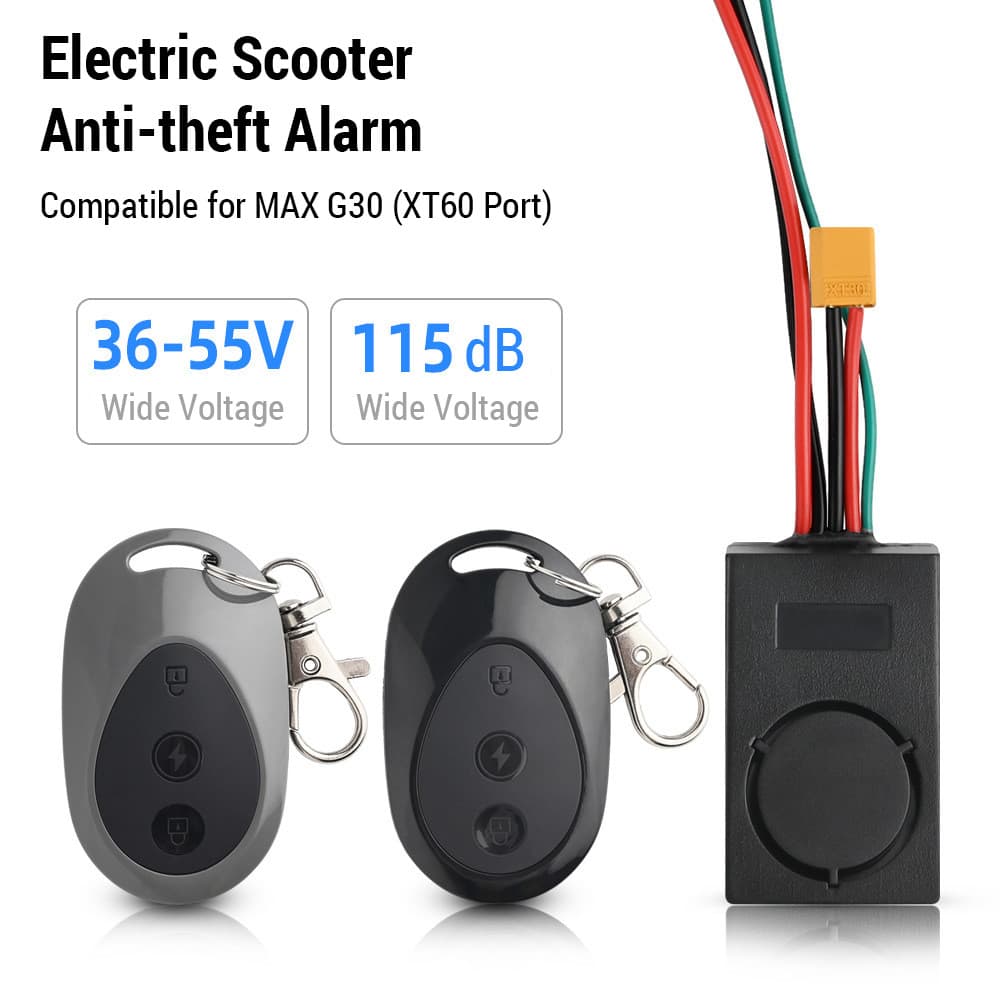 [Em Estoque] Detector De Alarme Antirroubo Para Scooter Elétrica 115dB Compatível Com XT60 MAX-G30