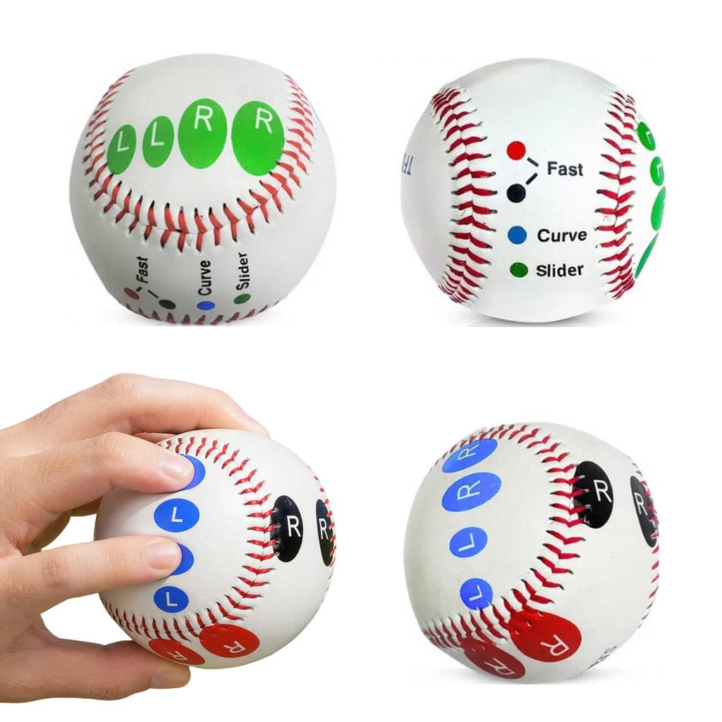 tshitoli-Pitching Trainer Baseball , Prática De Beisebol Com Colocação De Dedo , Bola De Treinamento De Aderência Múltip