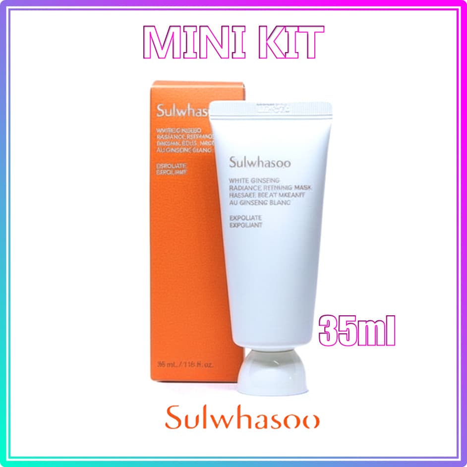[Sulwhasoo] Máscara Refina De Radiância De GINSENG Branco 35ml / WHITE GINSENG RADIANCE REFINING MASK 35ml #111