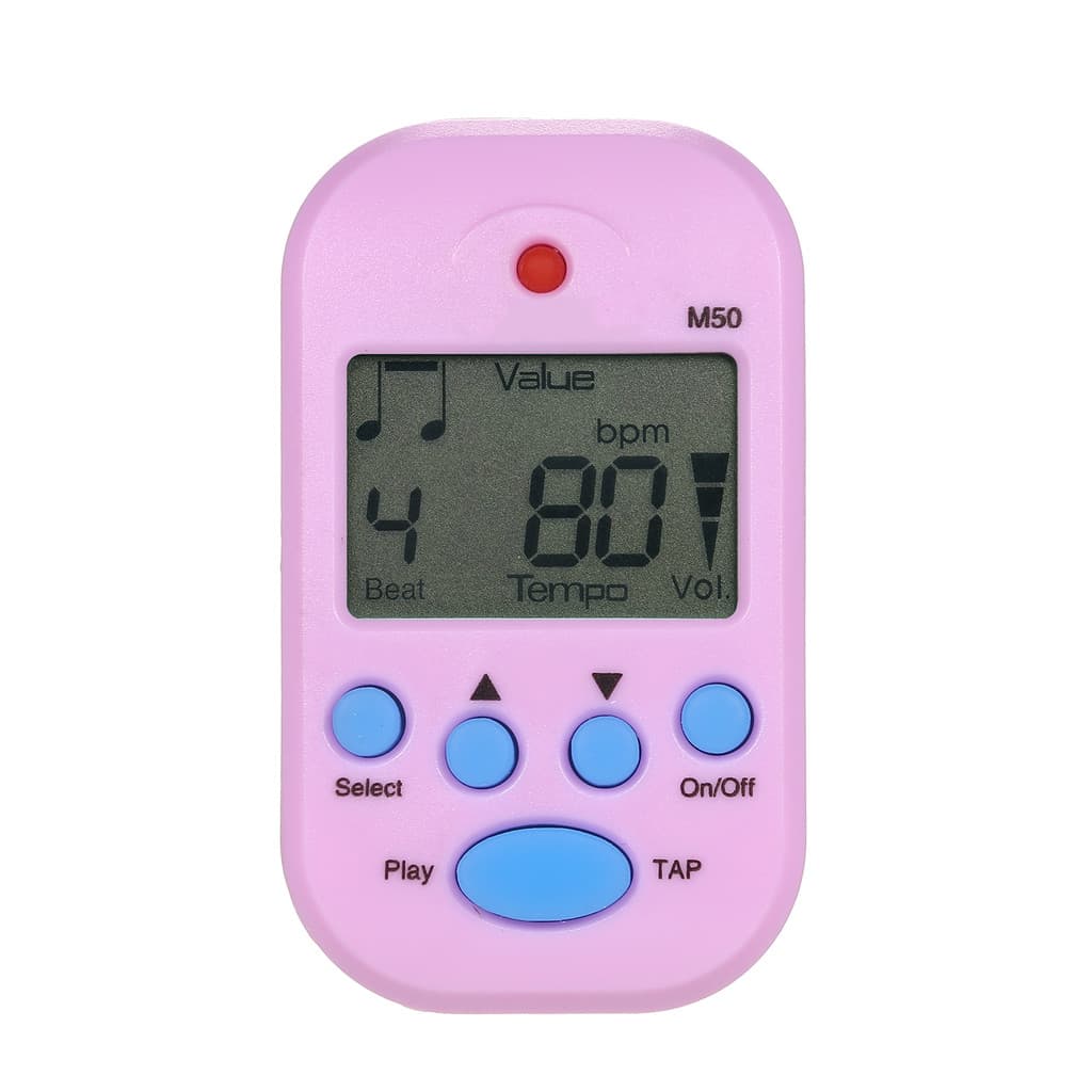 Cpnobr Mini Metrônomo Digital M50 Tempo Clip-On Bolso Eletrônico Adequado Para Guitarra Piano Violino Tambor E Outros In