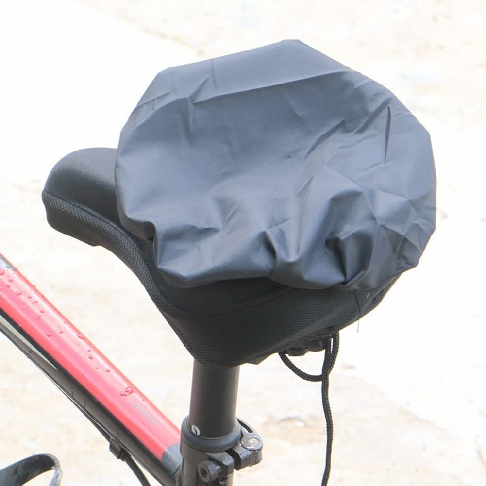 Capa De Assento De Bicicleta À Prova D'água Para Selim Chuva Elástica Protetora