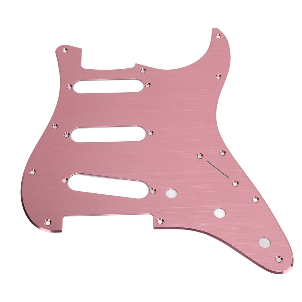 Cpnobr Pickguard De Guitarra Fosco Resistente A Arranhões Placa De Proteção De Metal Para Guitarras Elétricas Stgq64