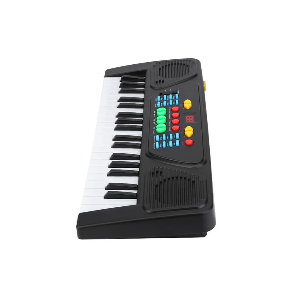 Cawdbr 37 Teclas Teclado Eletrônico Multifuncional Brinquedo Educacional Musical Para Crianças Iniciantes