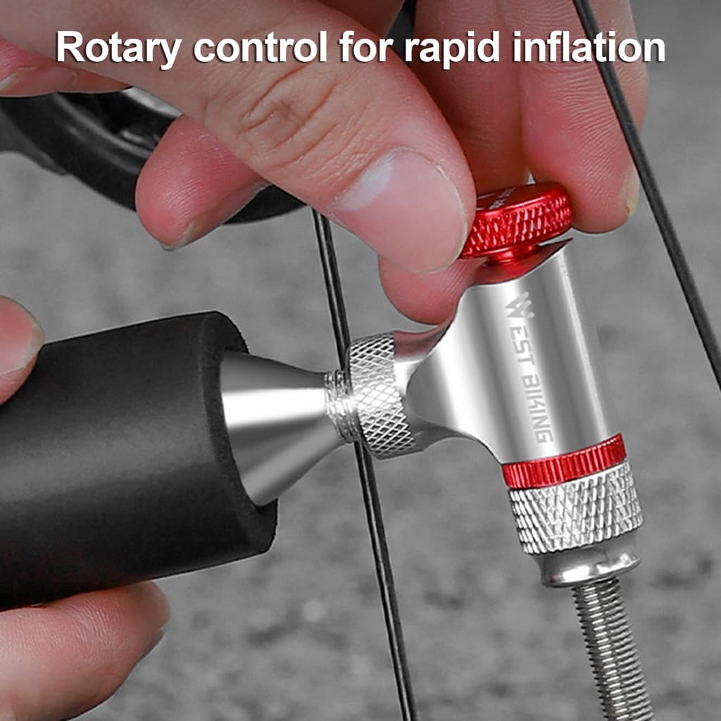 [TTO] Adaptador De Inflador De CO2 Para Bicicleta Presta Válvula Schrader Portátil MTB Estrada Mountain Bike Bomba De Pn