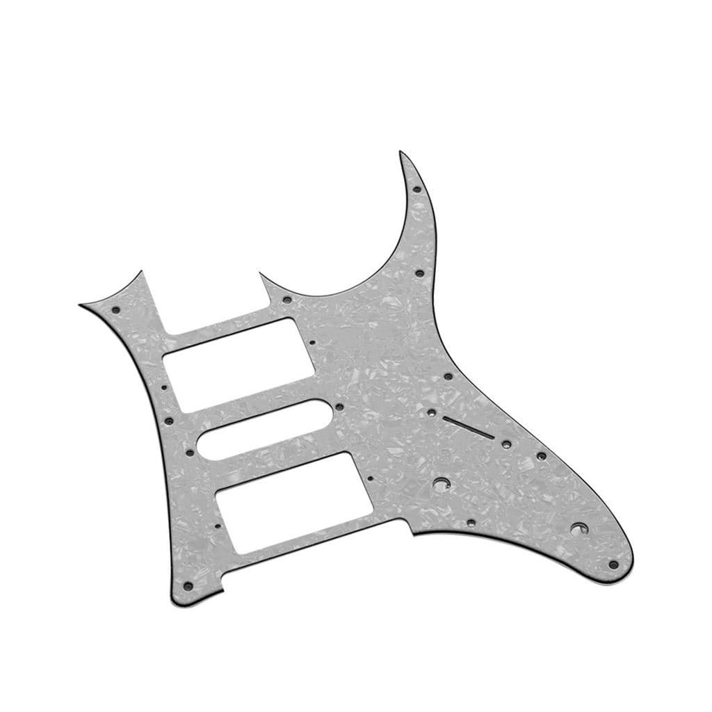 HSH Guitarra Elétrica Pickguard PVC Picareta Guarda Risco Para Ibanez g250 Substituição Pérola Branca 3 Camadas