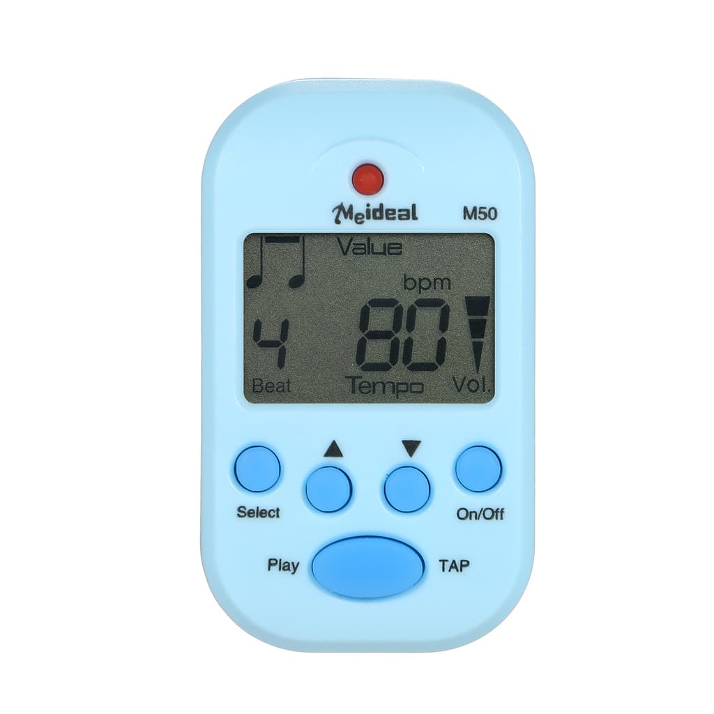 Mini Metrônomo Digital M50 Tempo Clip-On Bolso Eletrônico Adequado Para Guitarra Piano Violino Tambor E Outros Instrumen