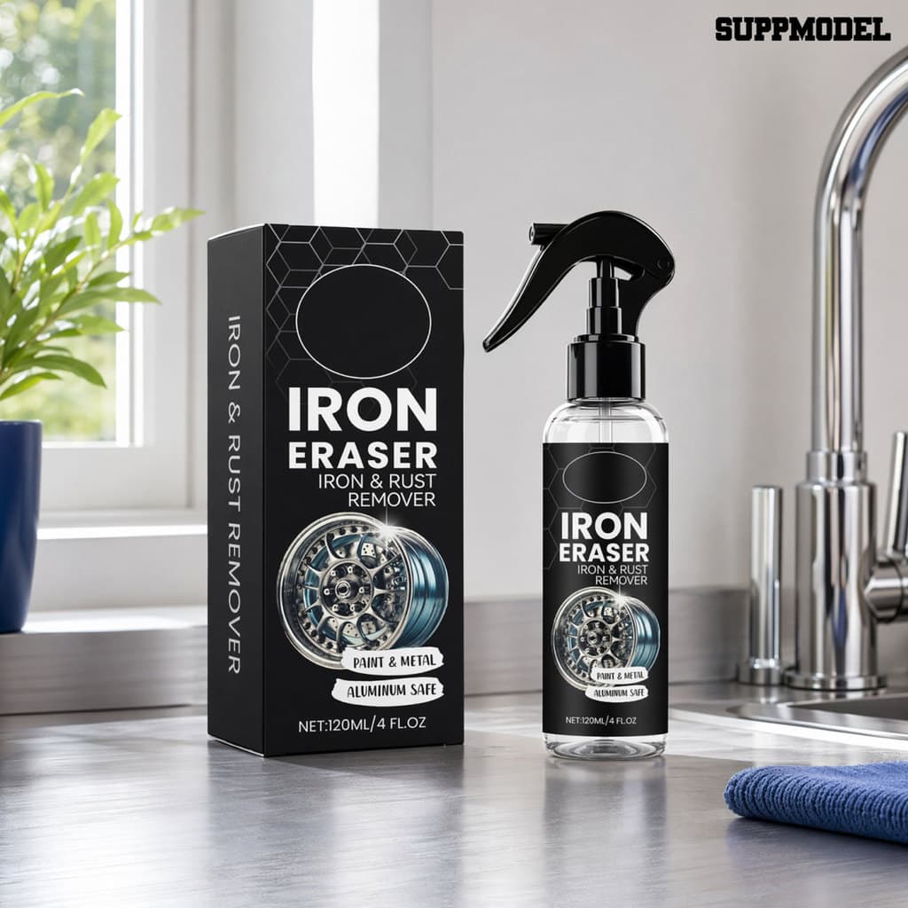 Removedor De Ferro Suppmodel Para Carro , Revestimento De Limpeza De Superfície De Metal , Manchas De Ferrugem De 120ml