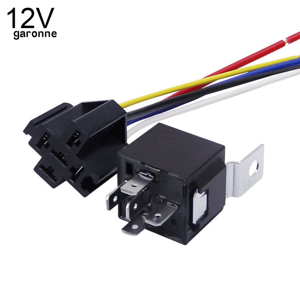 GA-Universal JD1914 Carro Automotivo À Prova D'água 12/24V Relé Automático De 5 Pinos Com Soquete