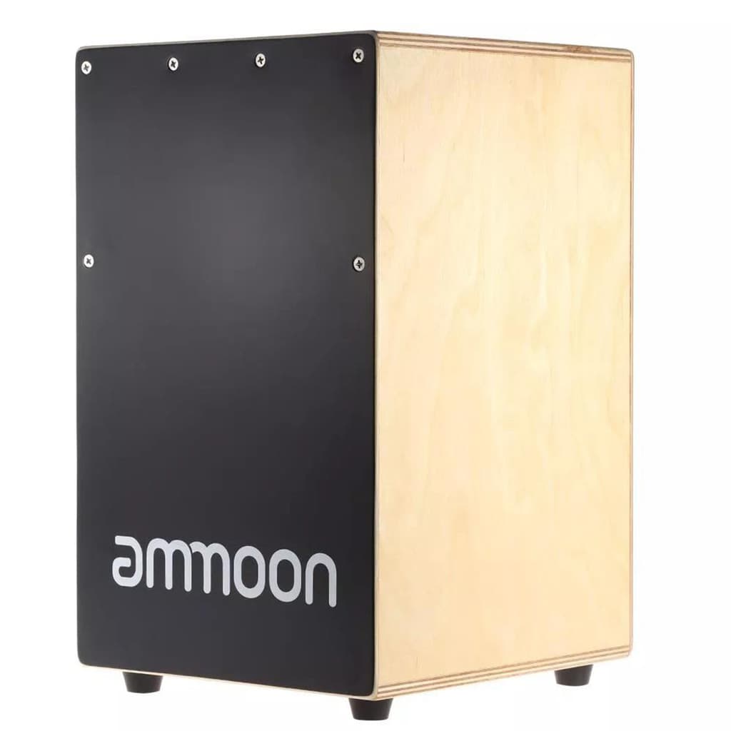 ammoon Cajon De Madeira Tambor De Mão Crianças Caixa Instrumento De Persussão Com Picadas Pés De Borracha 23 * 24 37cm