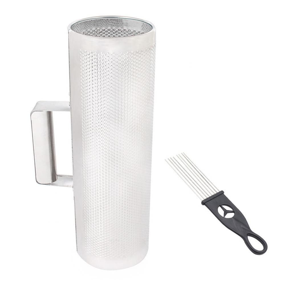 Instrumento De Percussão Musical , Guiro De Metal Durável 12.4x5.9x3.9in Antiferrugem Com Raspador Para Crianças