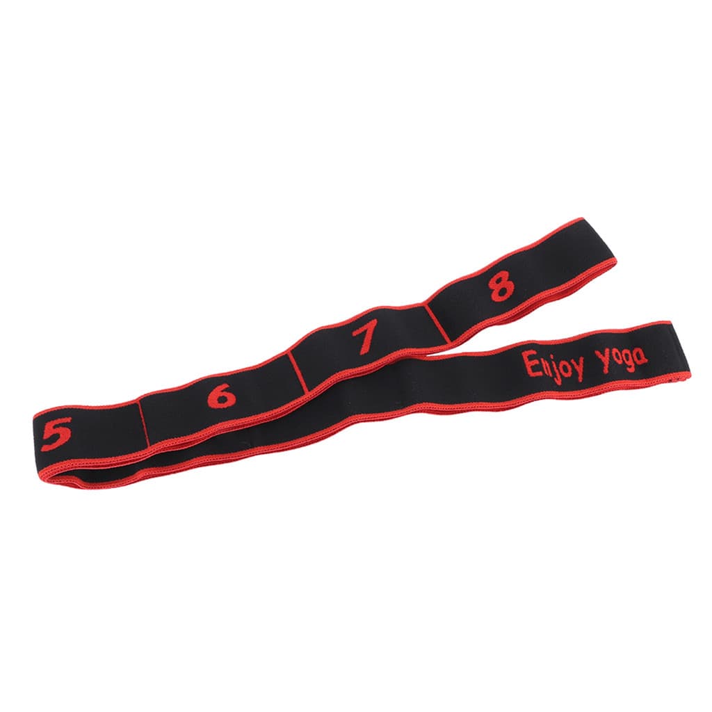 [Andoer.br] Faixas Elásticas De Fitness Cinto De Resistência Yoga Sling Acessório De Exercício Para Treinamento (Vermelh