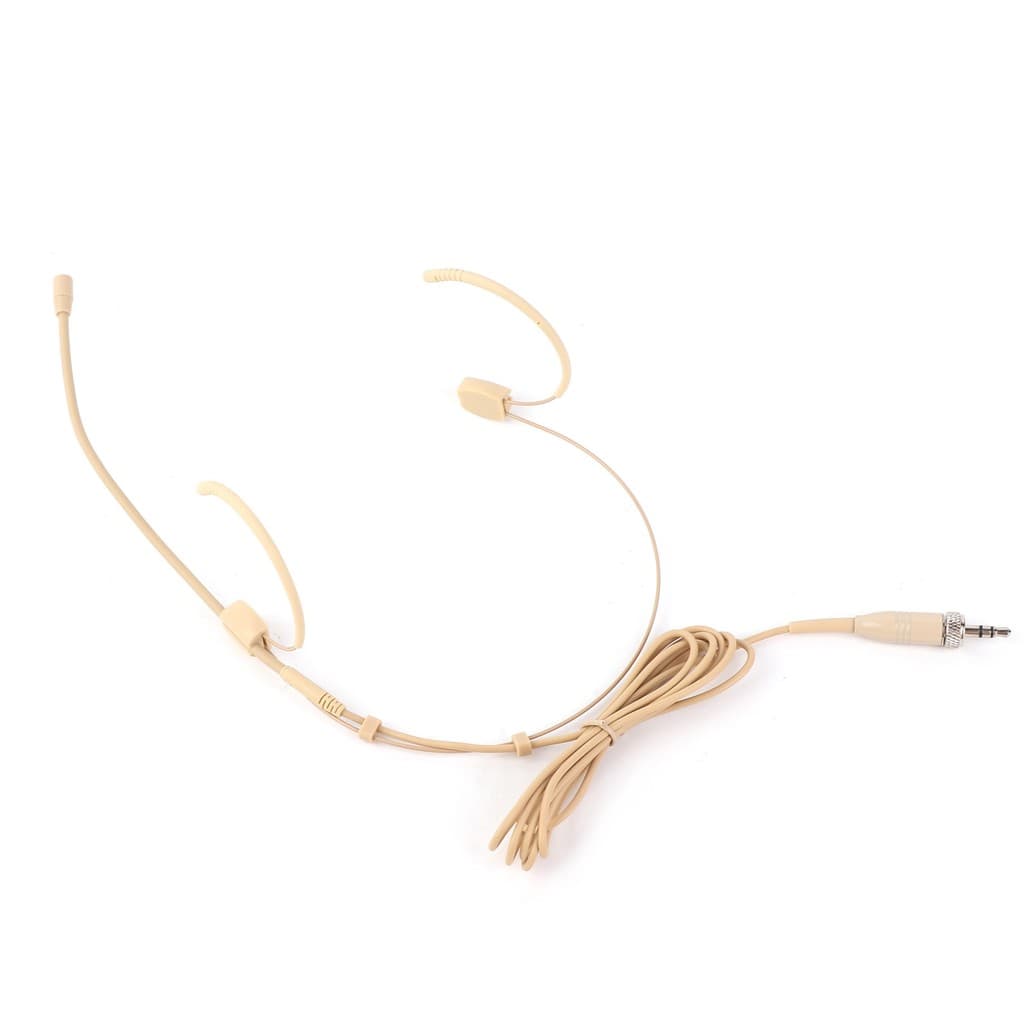 Leve Headworn Fone De Ouvido Microfone Condensador 3.5mm Plug Para Smartphone DSLR Câmera Filmadora Computador PC Portát