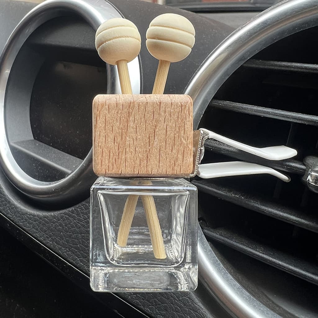 Frasco De Perfume garonne-8ml Com Clipe Transparente Para Carro Pendurado Pingente Garrafa Vazia Veículo