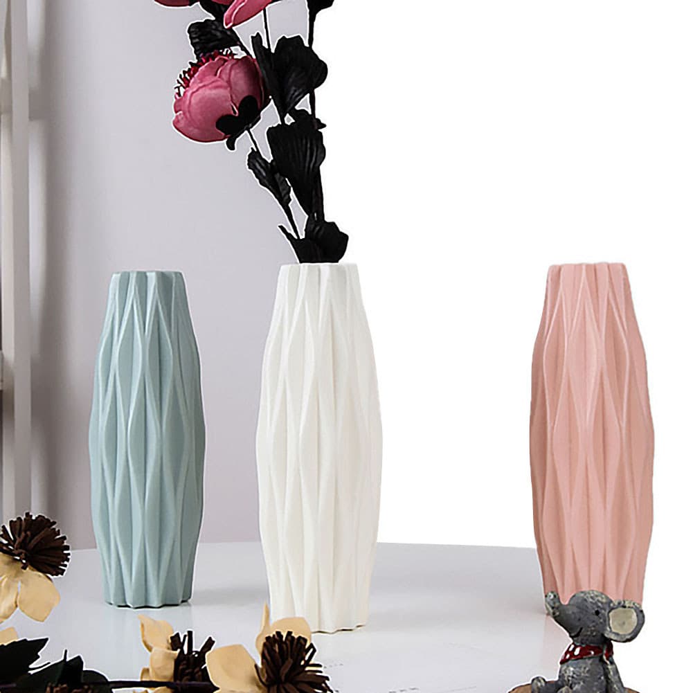 Qingsong Vaso De Flores De Plástico À Prova De Estilhaços , Sala De Estudo , Corredor , Casa , Decoração De Casamento