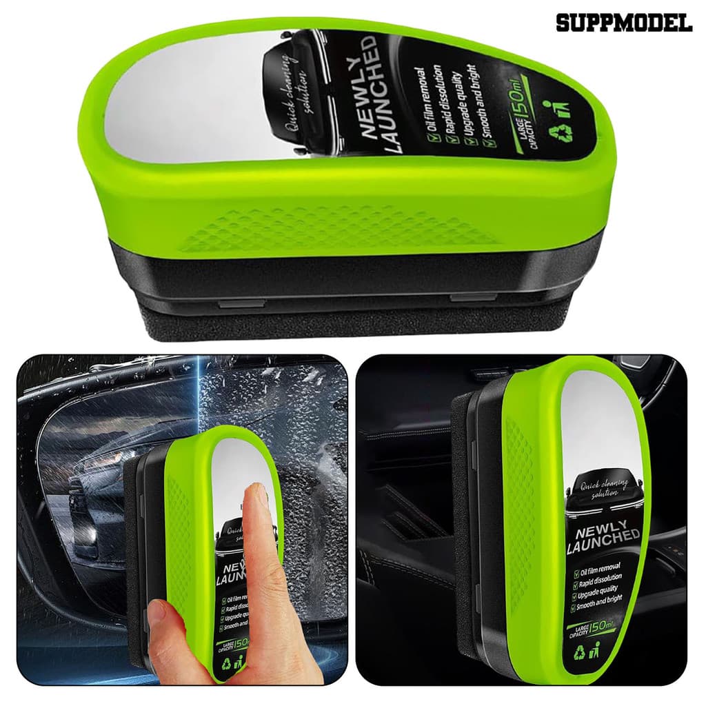 Suppmodel Escova De Limpeza De Filme De Óleo Automotivo Removedor De Vidro De Carro Poderoso Limpador De Pára-Brisa Mult