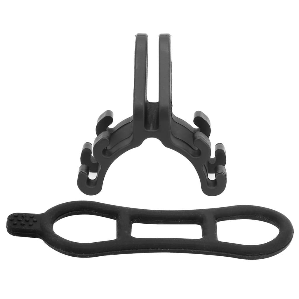 Suporte De Lanterna De Bicicleta Guiador Tocha Luz Montagem Ajustável Para GoPro Interfac