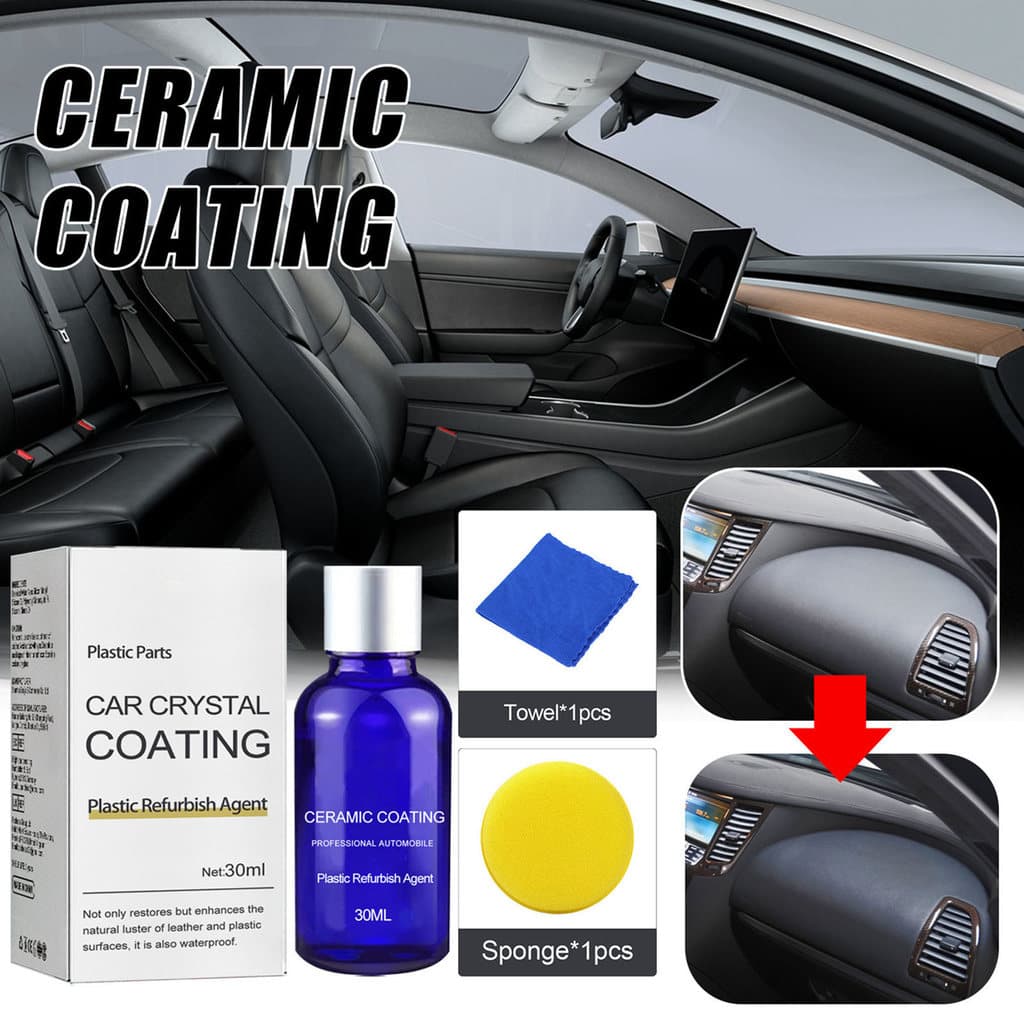 Shenhua Restaurador De Plástico Para Carro Revestimento Cerâmico Ecológico Eficaz Proteção UV Auto Interior Peças Plásti