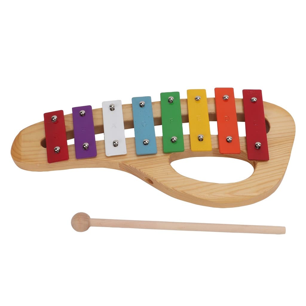 Bebê Xilofone Seguro Confiável Portátil Bonito Colorido Brinquedos Musicais Educativos Para Ambientes Internos E Externo