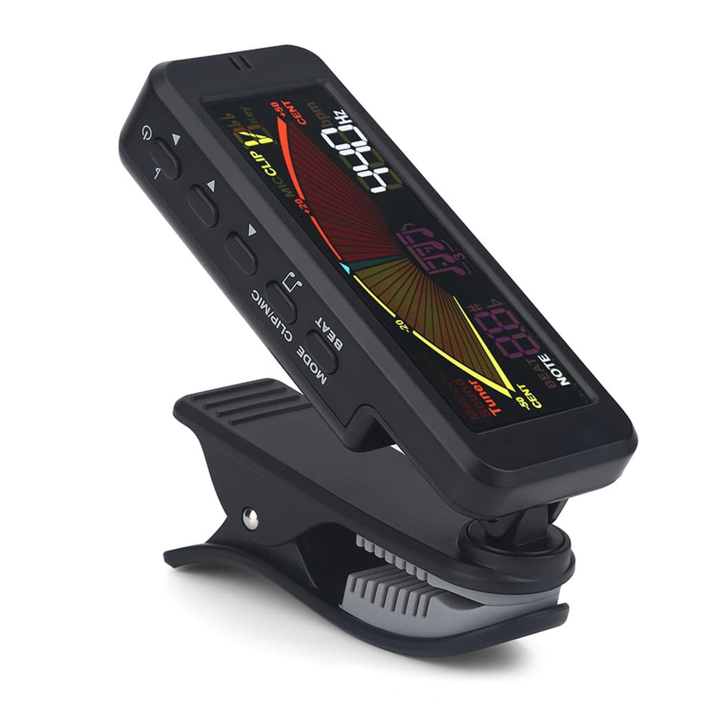 Flanger FMT-209 Afinador Digital Com Montagem De Clipe Para Guitarra Cromática Baixo Ukulele Violino