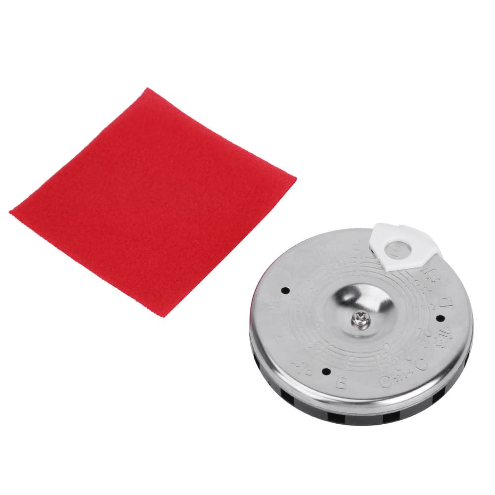[yeranoutdoor] Ajuste De Instrumento De Metal Circular Tom De Tubo De Passo Cromático Para Violino