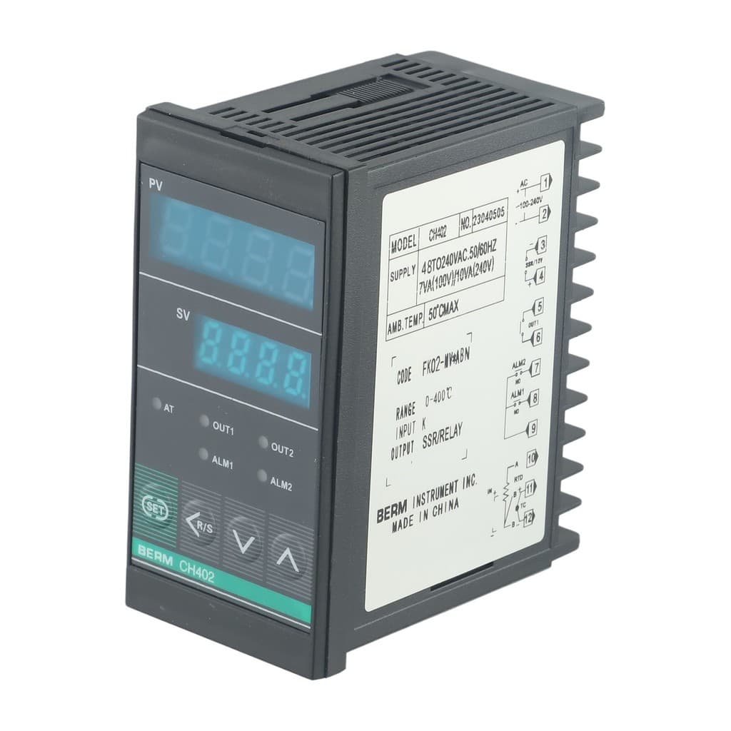 [qkc] Termostato Inteligente CH402 Relé/Para SSR 2 Saída 2 Alarme Controle De Temperatura PID