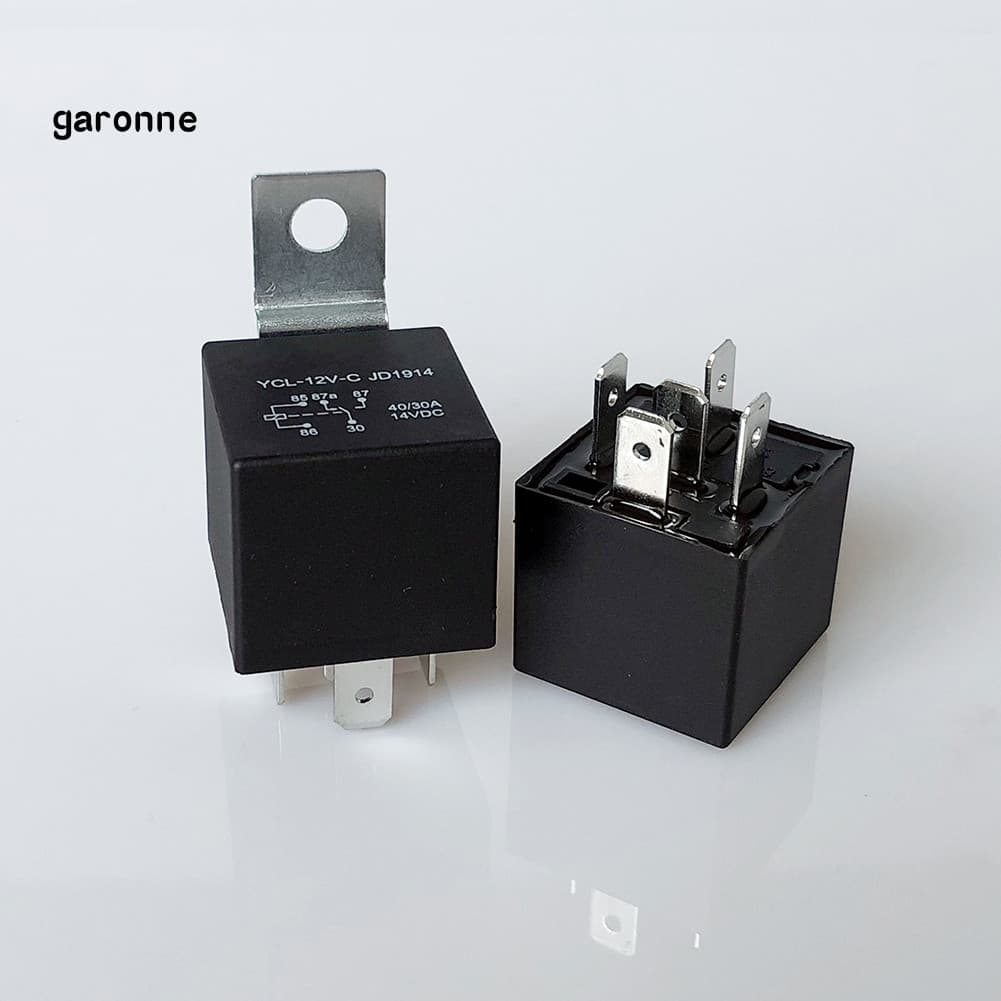GA-Relé Automotivo 12V 5Pin 40A Terminal De Cobre Para Carro Automático Com Acessório De Soquete
