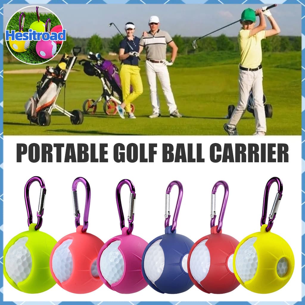 Capa Protetora De Silicone Para Bola De Golfe Meanwha , Suporte Universal Com Mosquetão , Manga Portátil De , Acessórios