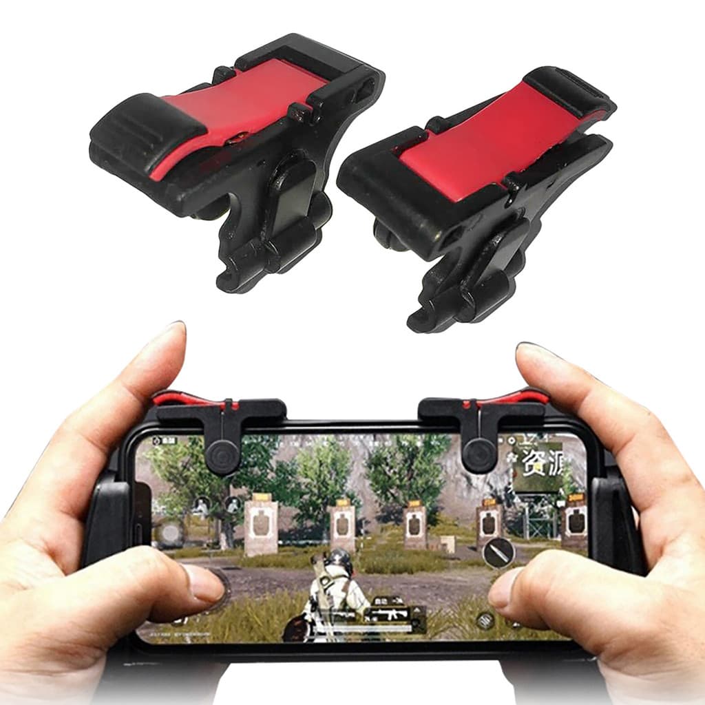 Kit 1 Par D9 Suporte De Plástico Para Celular , Gatilhos De Jogos , Controladores De Jogo , Gamepad Casa