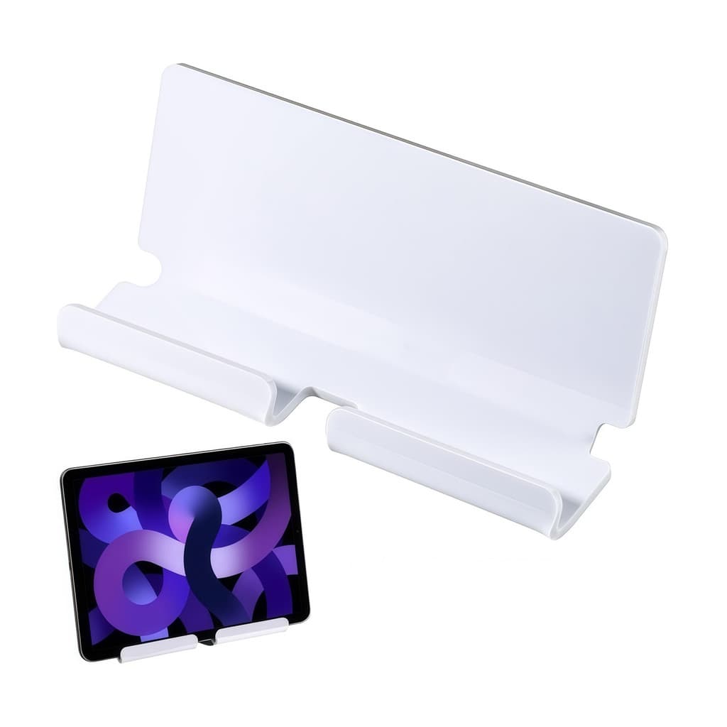 Suporte De Parede Para Tablet Super_acrílico , Universal Smartphone Montado Na , Organizador De Cabo E Furo De Carregame