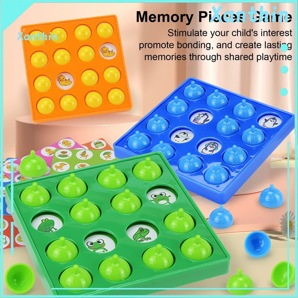 Jogo De Peças De Memória Infantil Com 5 Cartões Frente E Verso Desafio Brinquedo Educacional Interativo