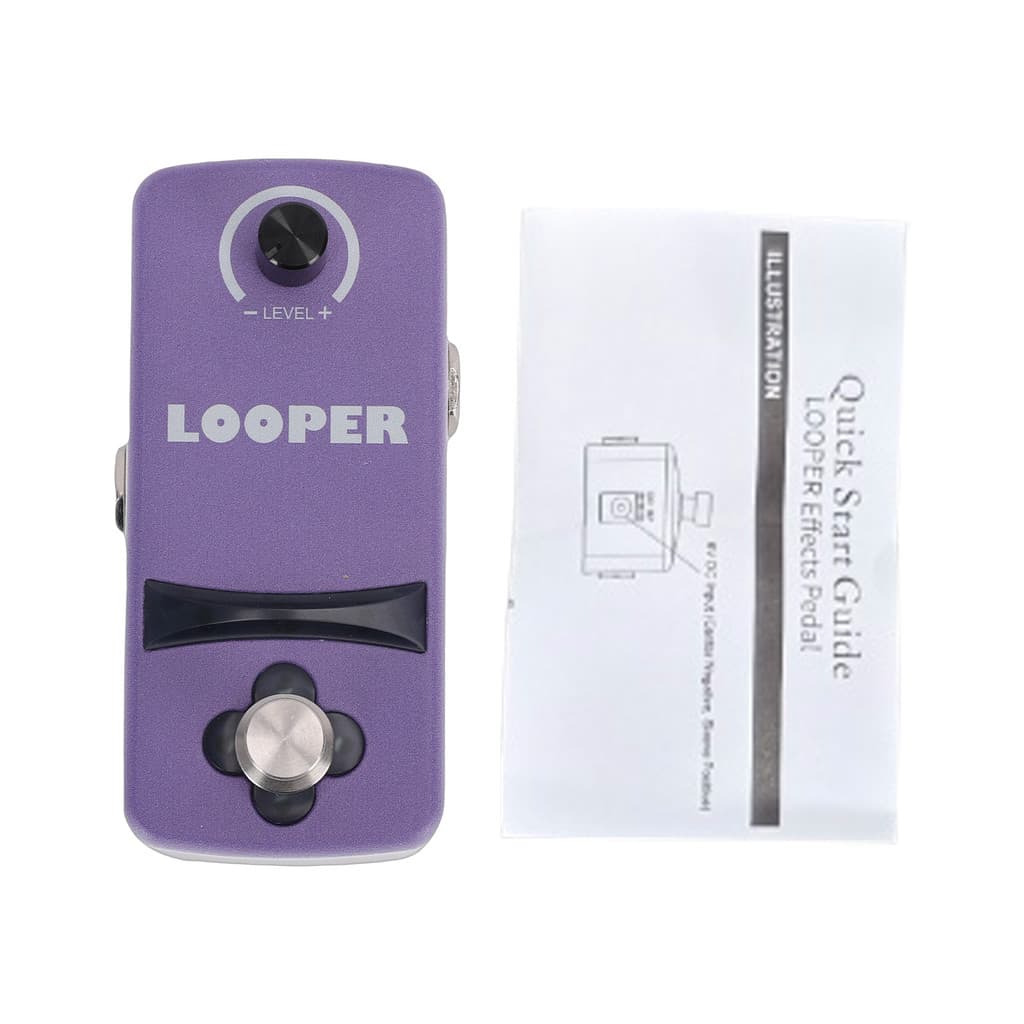 RL-15 Mini Guitar looper looper dispositivo de efeito Pedal dispositivo de efeito de guitarra
