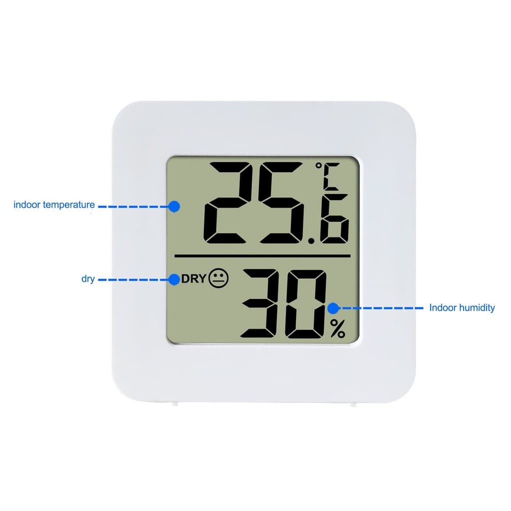 Mini Medidor de Temperatura e Umidade Higrômetro Termômetro Ambiente Portátil Profissional