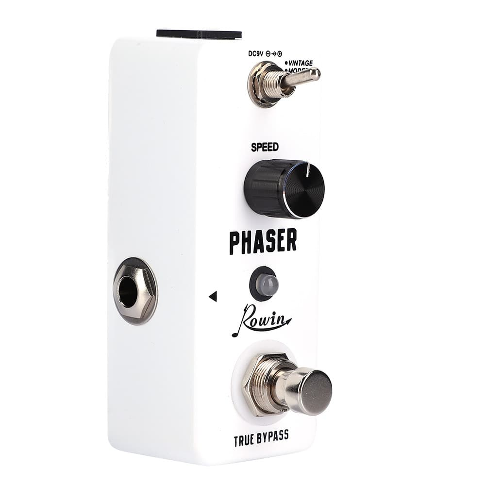 Pedal De Efeito De Guitarra , Pedais De Efeitos 2 Modos Analógico Phaser Fácil Ajuste Para Jogar