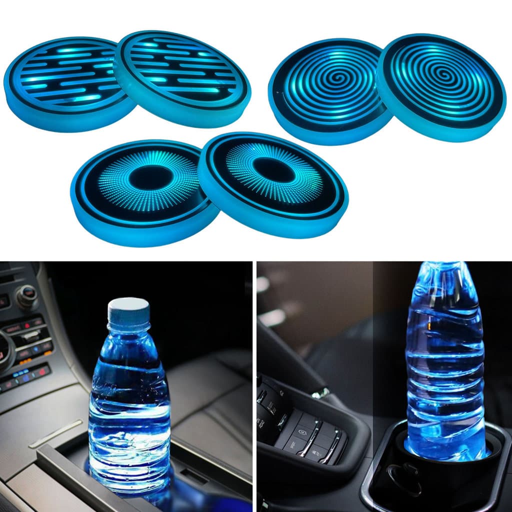 SHENYOU Porta-Copos De Água LED Para Carro , Sensor Inteligente , Interruptor De Toque , Cores Vibrantes , Melhora A Atm