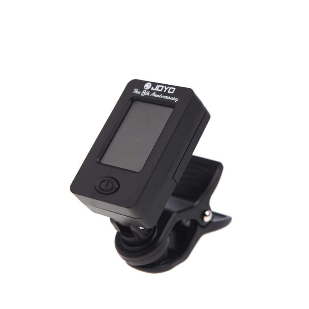 JOYO JT-01 Mini Afinador Digital LCD Clip-on Para Guitarra Cromática Baixo Violino Ukulele Cd