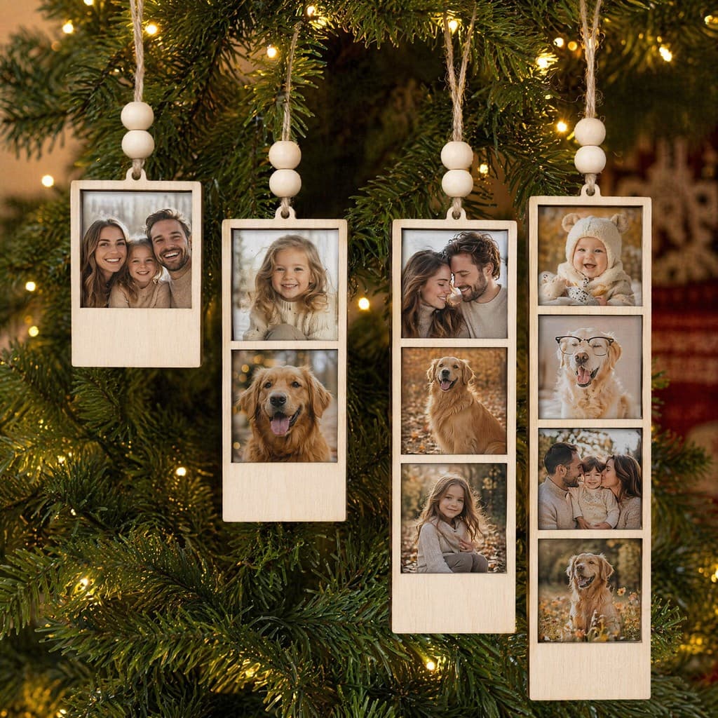 [SKI] Moldura De Madeira Para Fotos , Molduras Em Branco De Sublimação DIY , Com Enfeites De Corda Suspensa Decoração De