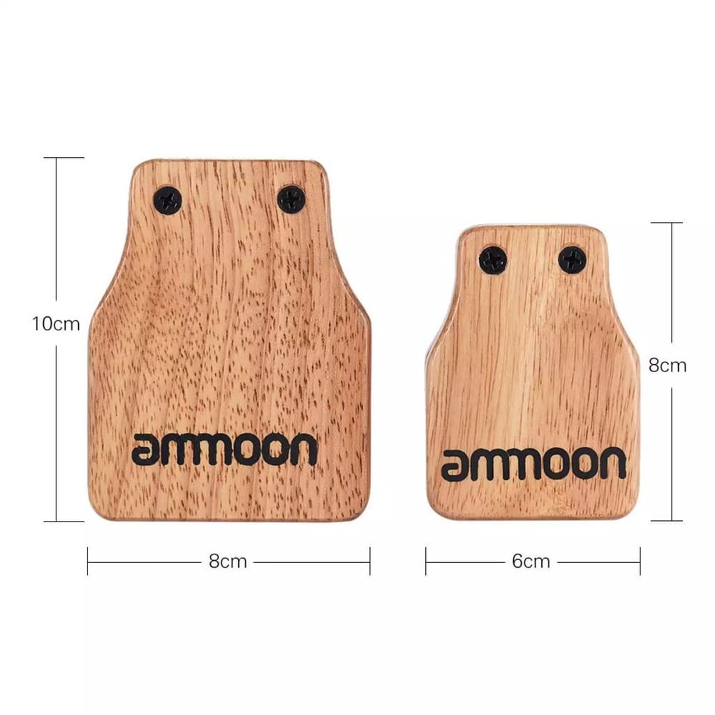cpnobr ammoon Grande E Médio 2pcs Caixa Cajon Tambor Companheiro Acessório Castanholas Para Instrumentos De Percussão Ma