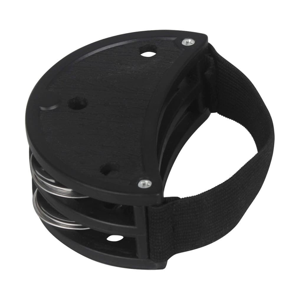 ttopbr ABS Pé Pandeiro Com Metal Jingle Bell Cajon Box Drum Companion Acessório