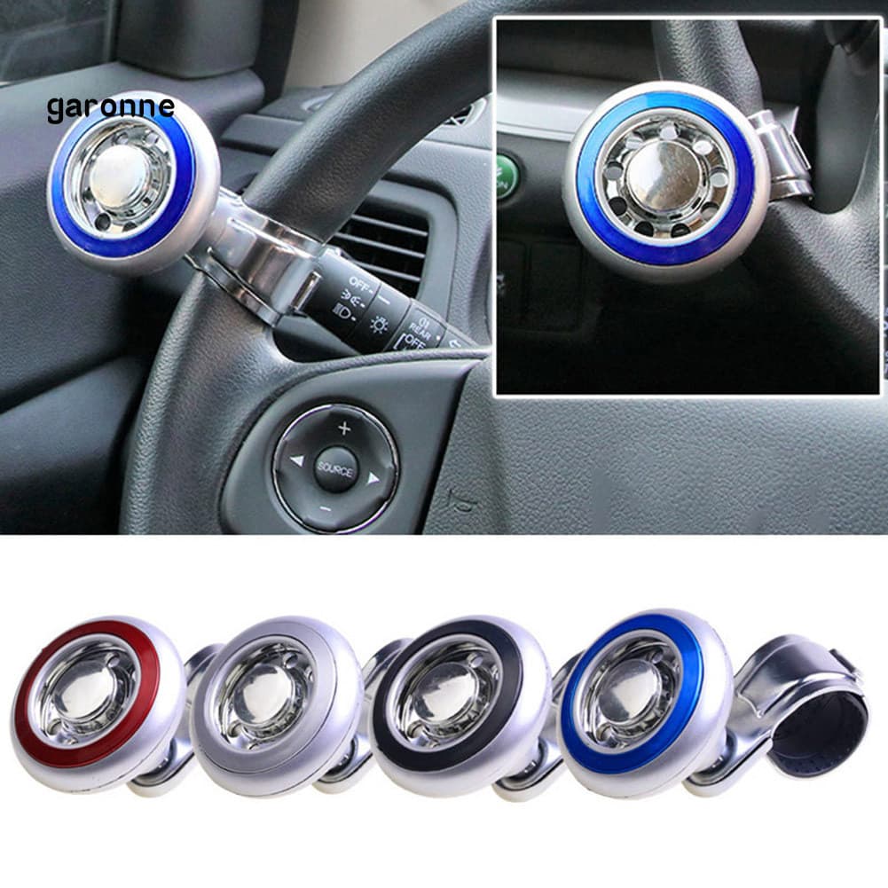 GA-Universal Antiderrapante Carro Veículo Volante Girador Impulsionador Bola Lidar Com Botão
