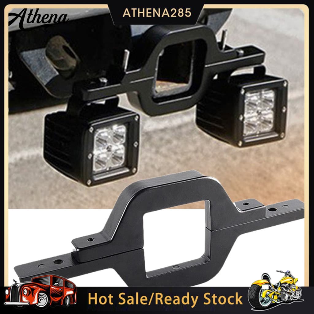ATH_Tow Hitch Bracket Polido Forte Capacidade De Carga Liga De Alumínio Caminhão SUV Luz Kit De Montagem Universal Para