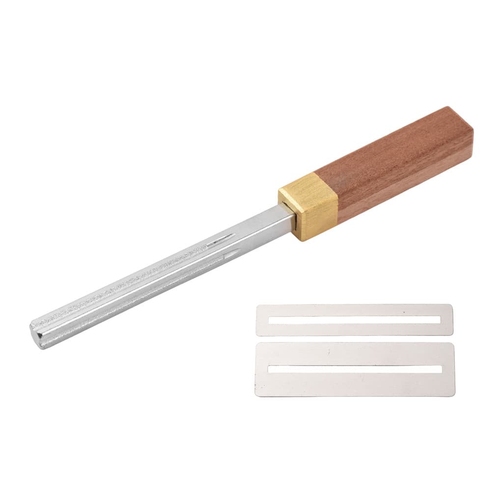 sicibr Diamante Guitarra Traste Arquivo Vestir Extra Estreito Médio Largo 4 Bordas Com 2 Pçs Fretboard Guarda Luthier Fe