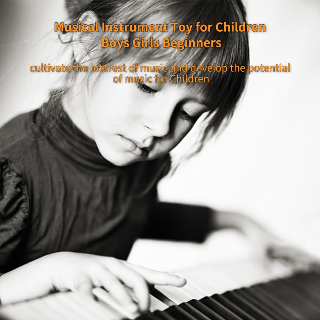 tolobr BIGFUN 49 Teclas USB Órgão Eletrônico Infantil Piano Elétrico Com Microfone Preto Teclado De Música Digital Integ
