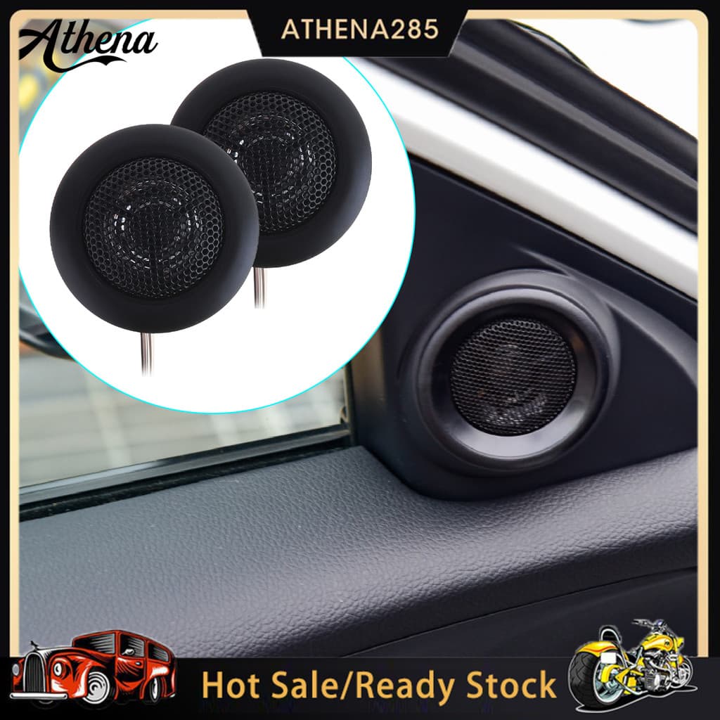 ATH_2PCS Alto-Falante Dome Multi-tone 25mm Tweeter De Carro Para Carros 12V