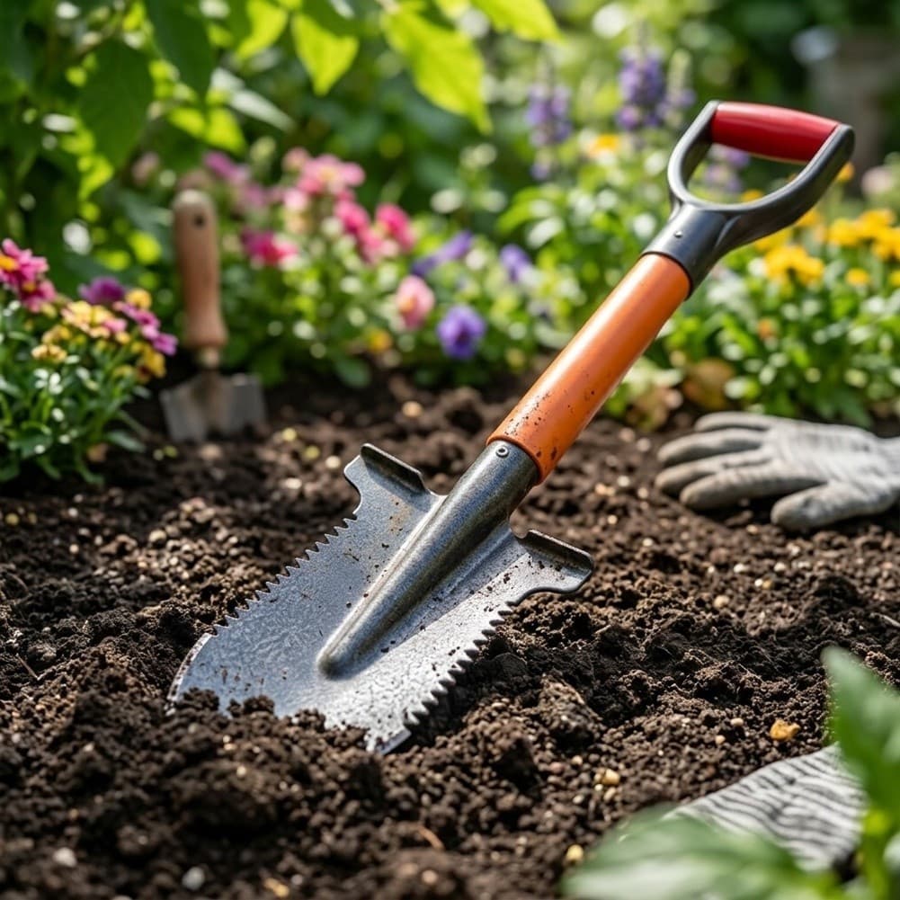 Pá De Jardim Removível De Aço Inoxidável , Ferramenta De Escavação Multiuso