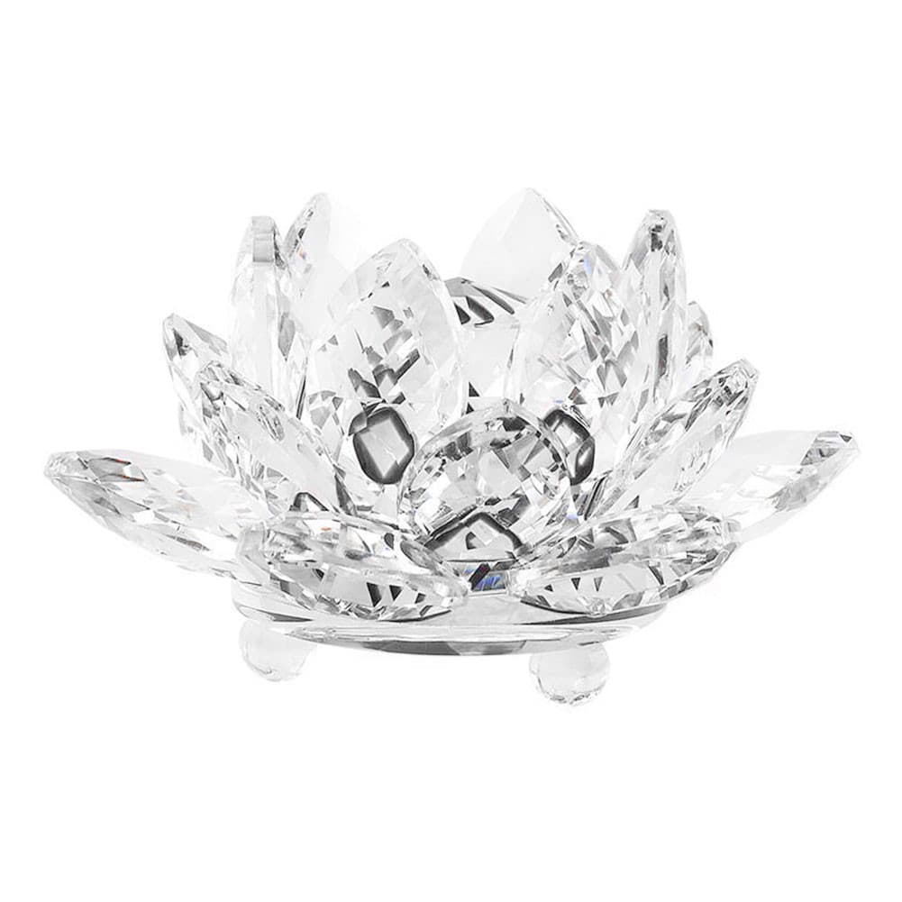 Qingsong Estatueta De Flor De Lótus De Cristal De Quartzo Artificial , Lembrança De Decoração De Festa De Casamento